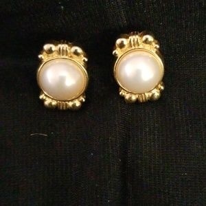 Pearl earrings